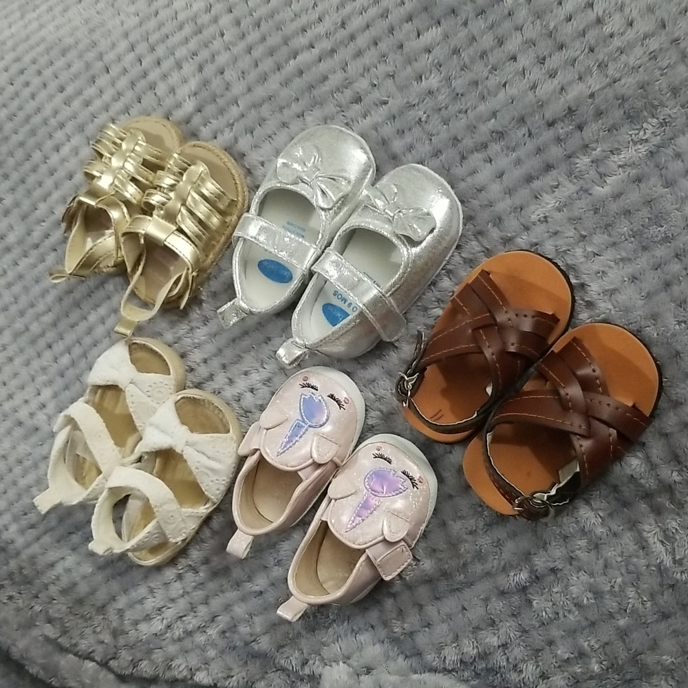 Bundle .. Crib Shoes & Sandals